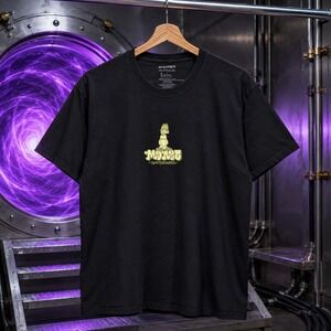 Monet Skateboards Graphic Tee Black Large Skate Style Streetwear Cotton T-Shirt